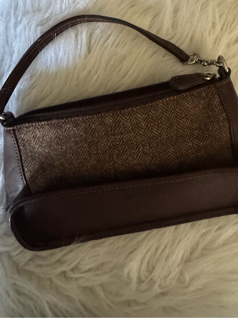 Coach vintage tweed mini bag
